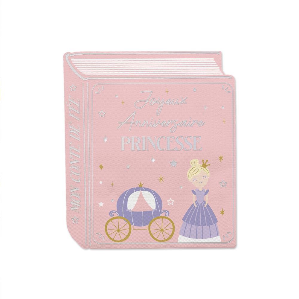 10 Serviettes Princesse
