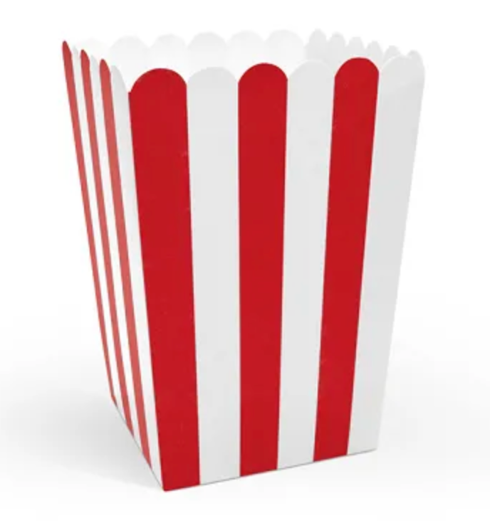 6 Boîtes à PopCorn Pirates