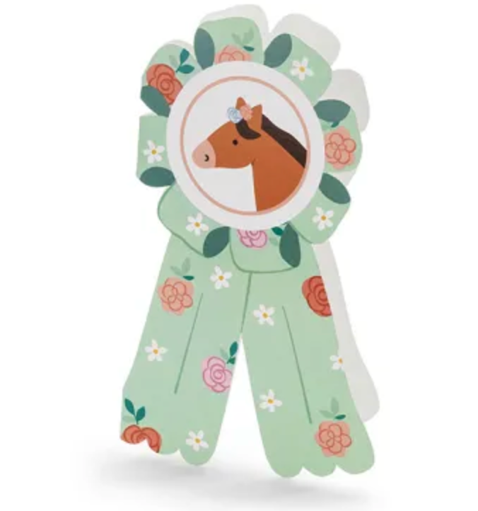 6 Cartes Invitations Chevaux