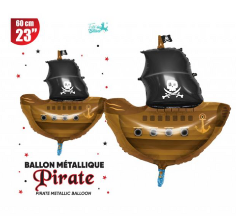 1 Ballon Métallique Pirates
