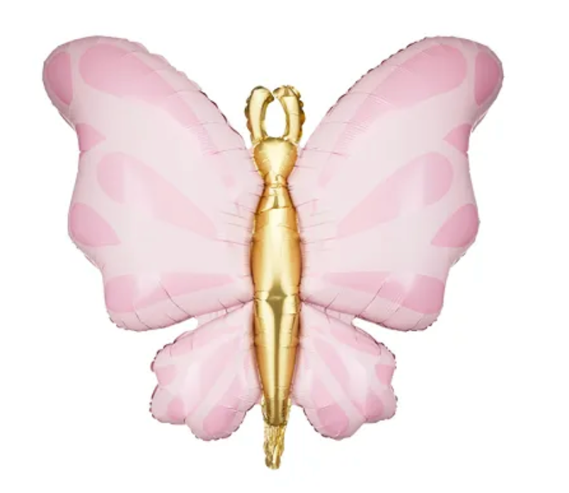 1 Ballon en Mylar Papillon Licorne