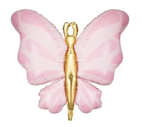 1 Ballon en Mylar Papillon Licorne