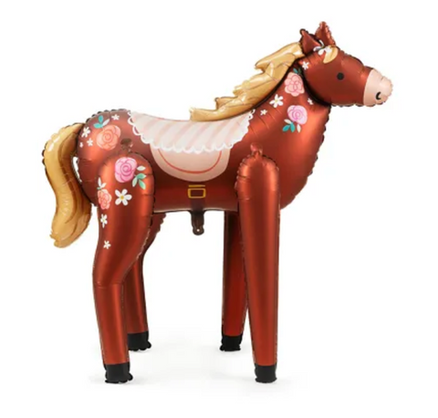 1 Ballon Métallisé Géant Cheval