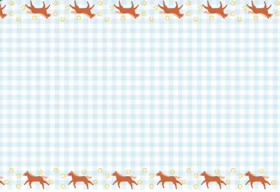 1 Nappe Chevaux
