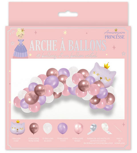 1 Arche de Ballons Princesse
