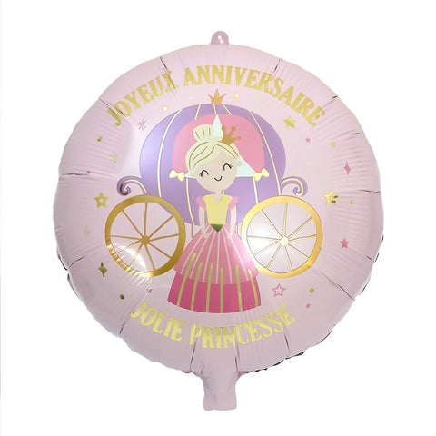 1 Ballon Métallique Princesse