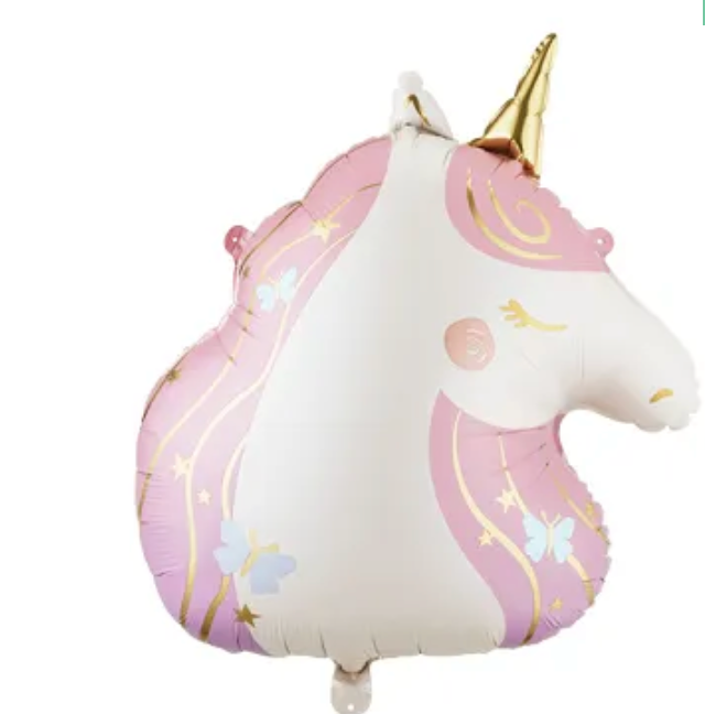 1 ballon Métallisé  Licorne