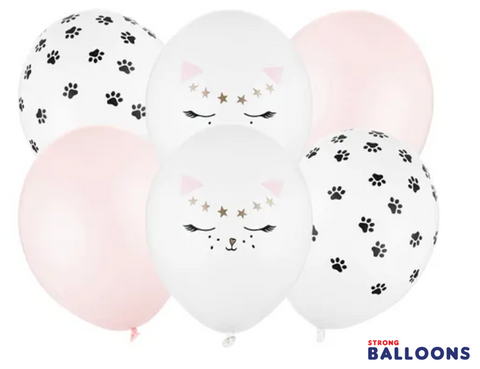 6 Ballons Chatons