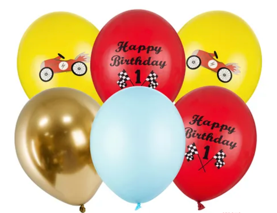 6 Ballons Voitures