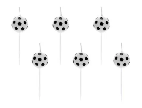 6 bougies d'anniversaire