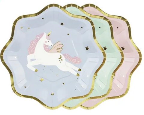 6 Assiettes Licorne