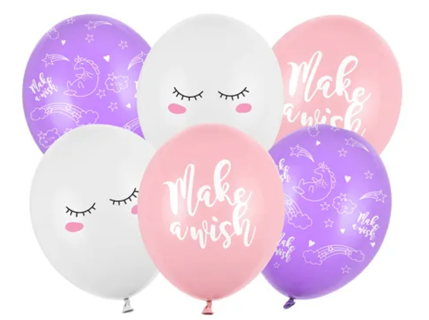 6 Ballons Licorne
