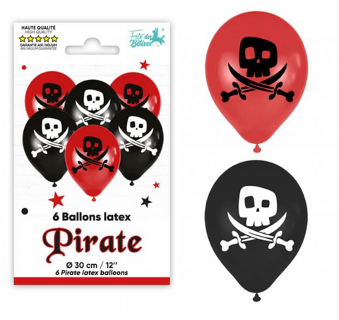 6 Ballons Pirates