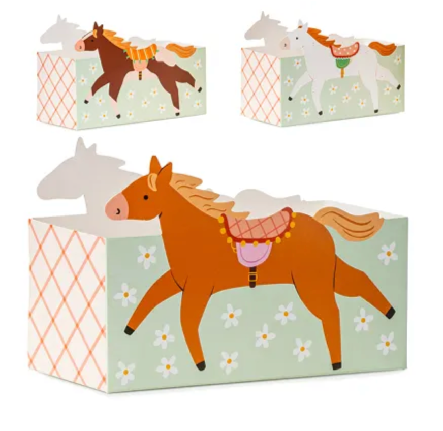 3 Boites à Bonbons Chevaux