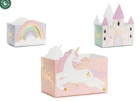 6 Boites à PopCorn Licorne