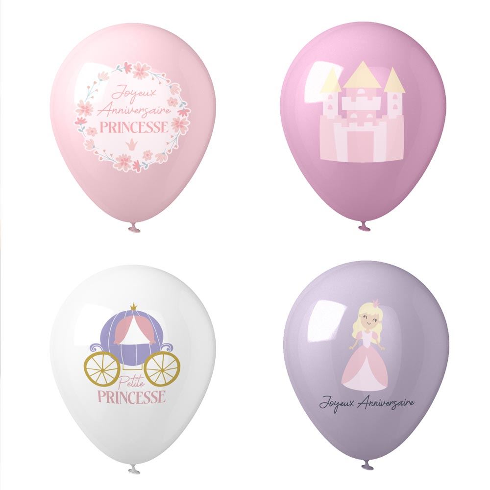 8 Ballons Princesse
