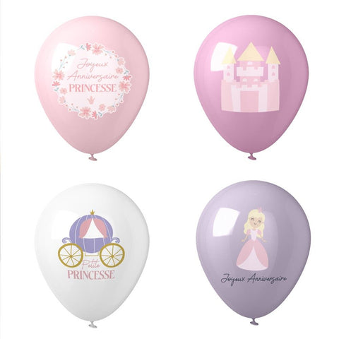 8 Ballons Princesse